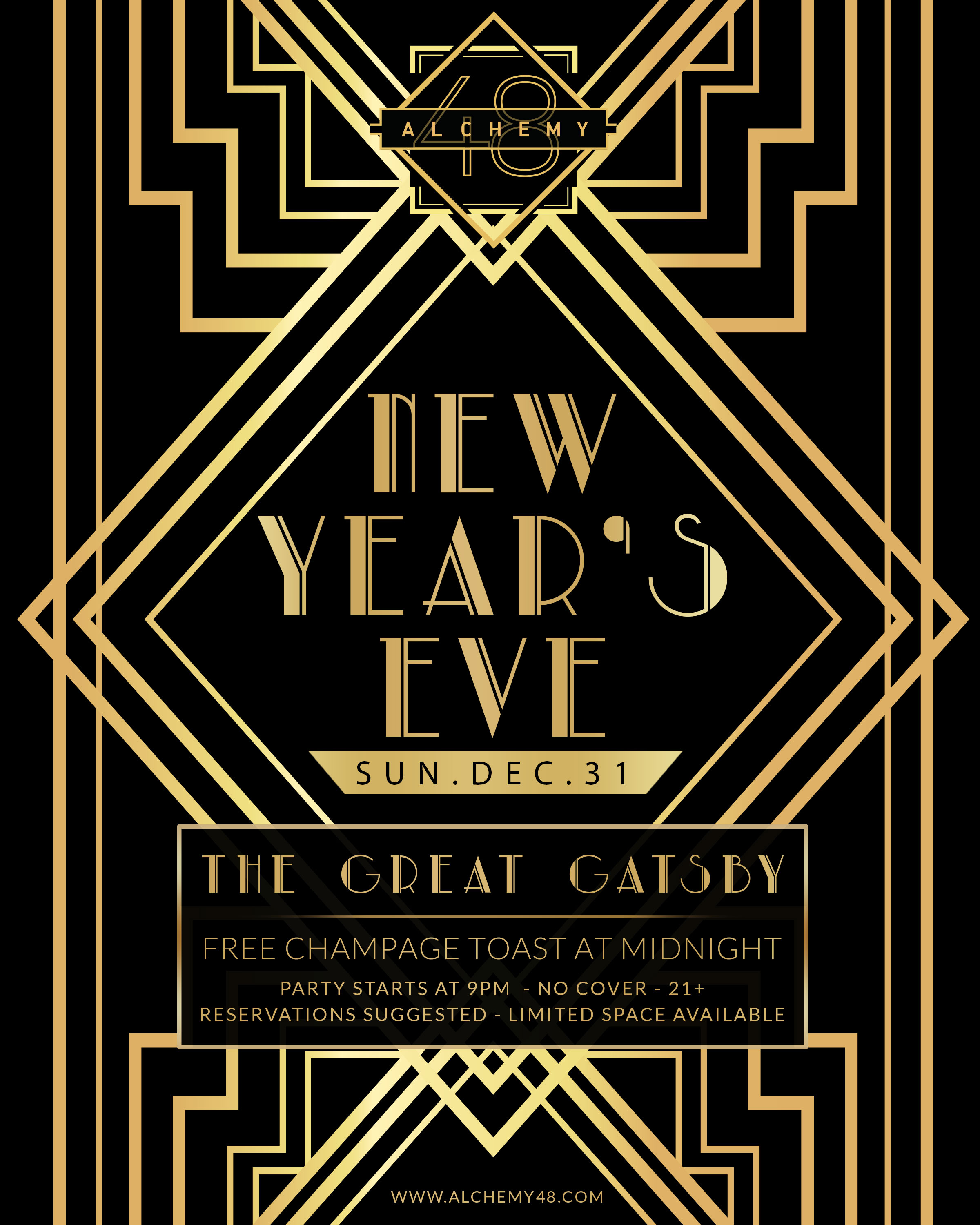 The Great Gatsby New Year's Eve Extravaganza
