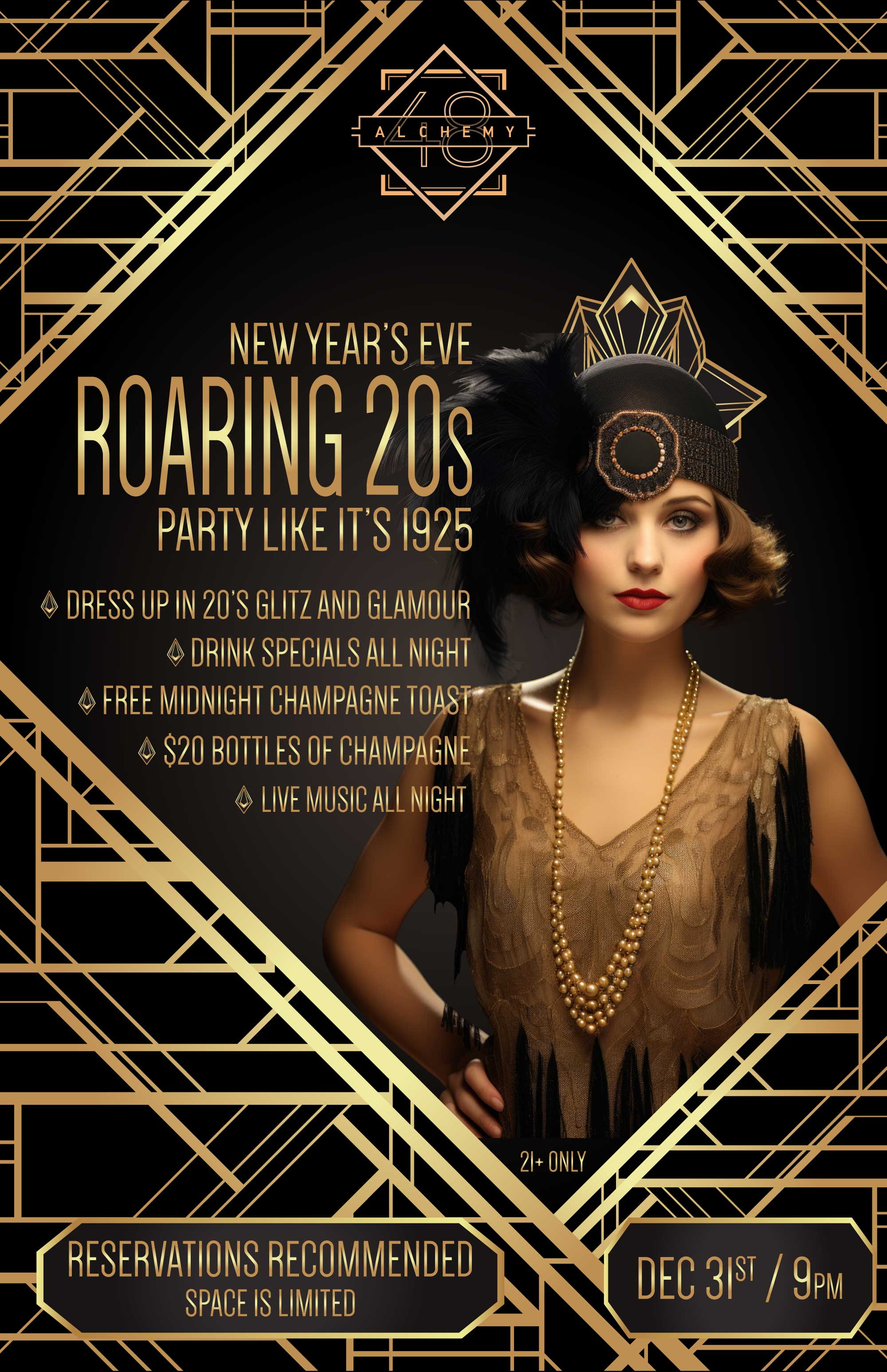 New Year's Eve Roaring 20s Party